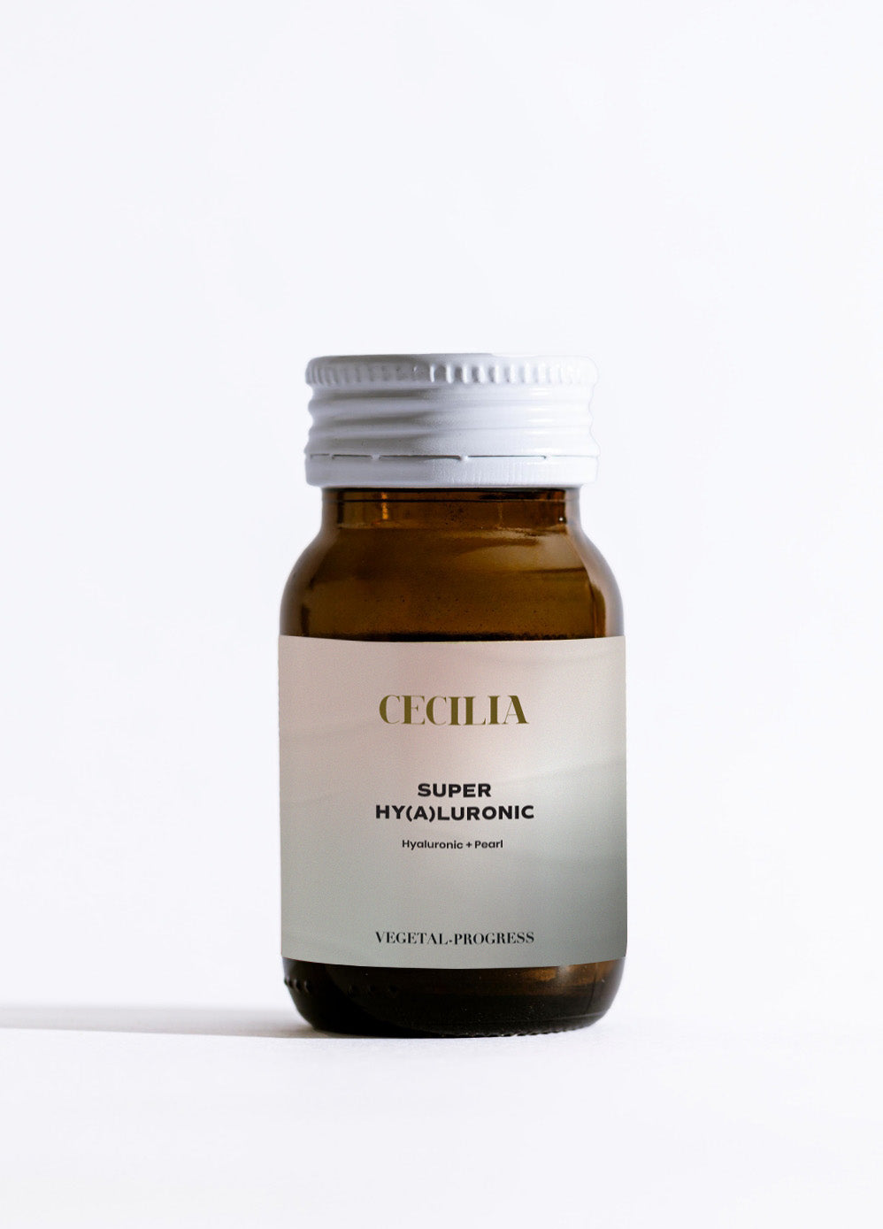 CECILIA SuperHyaluronic 50 Compresse Rigenerative per Idratazione, con Acido Ialuronico da Tremella, Polvere di Perla, Spinaci, Reishi, Baobab, Zinco